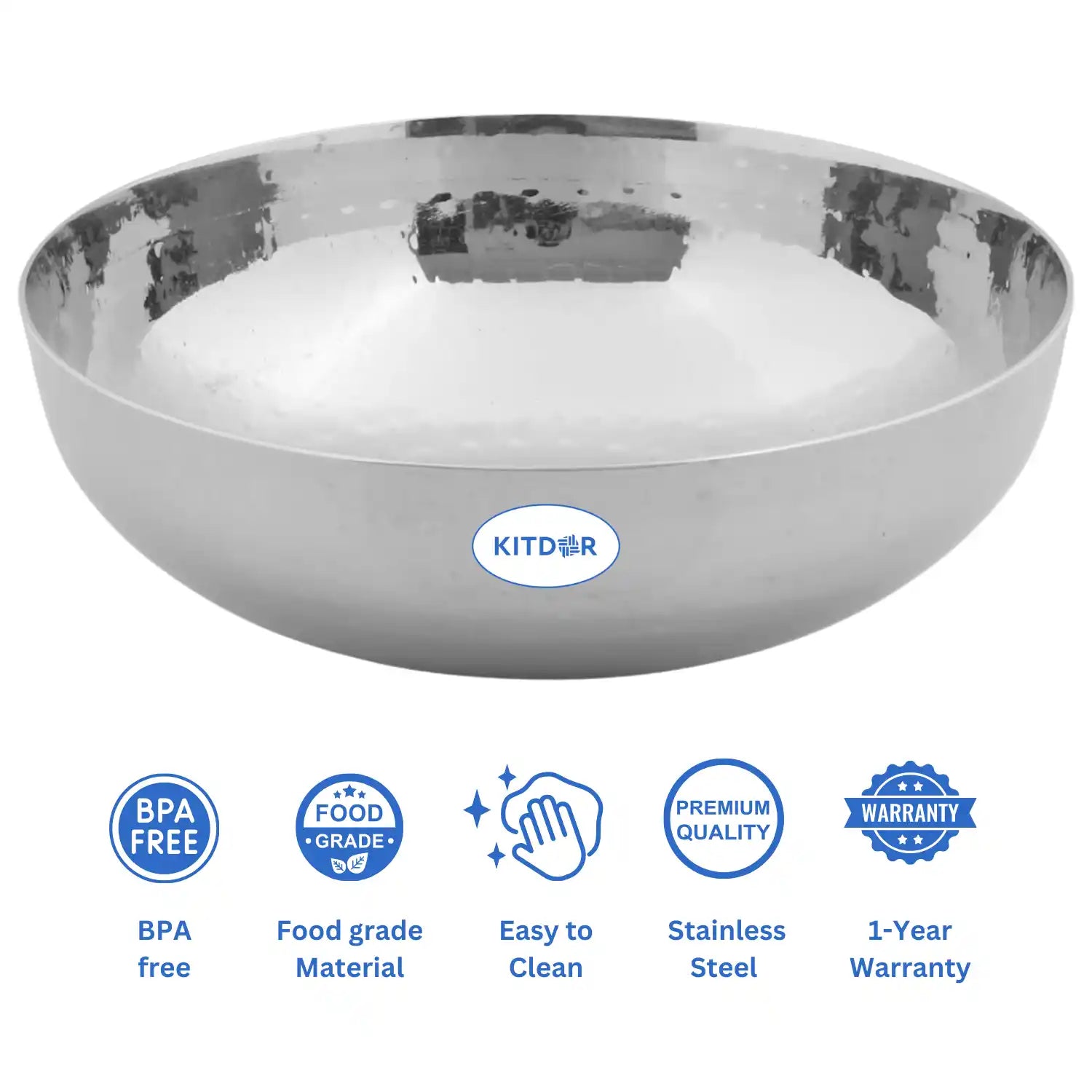hammered steel kadai