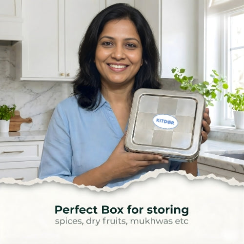 steel masala dabba