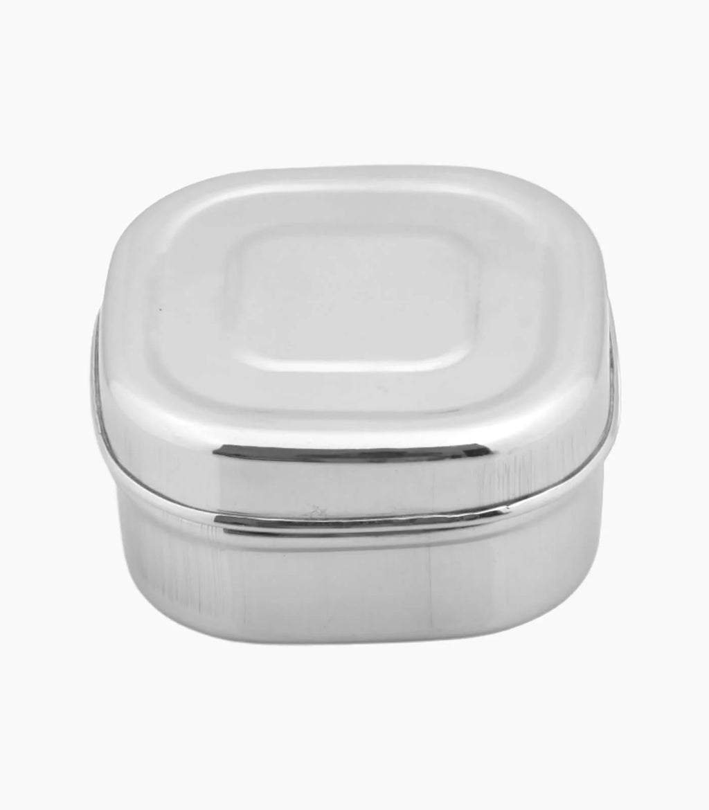Java Square Dabba Kitdor Stainless Steel Masala Dabba Online - Kitdor