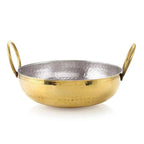 brass kadai with kalai