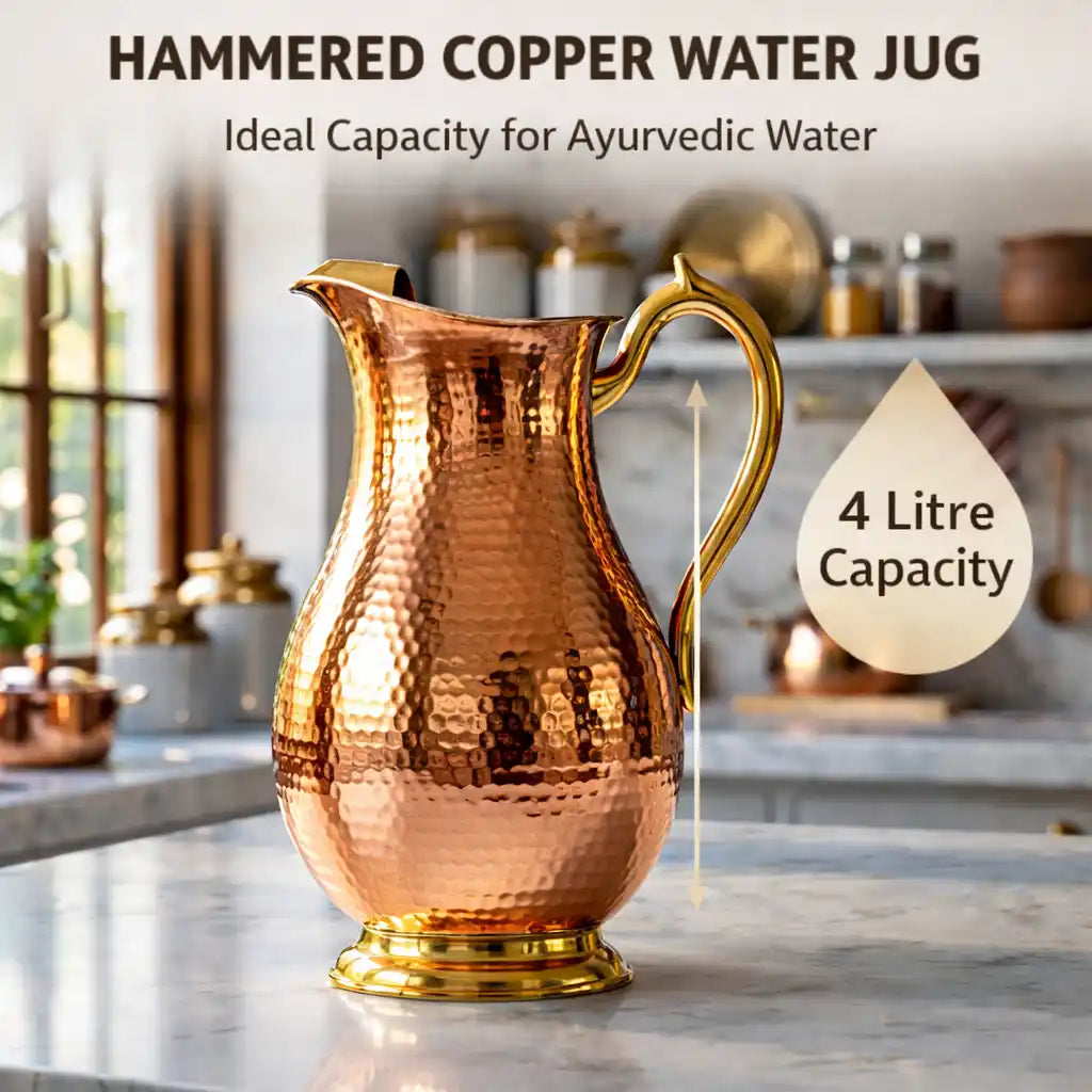 Kitdor Copper Mughlai Jug