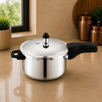 Stainless Steel Pressure Cooker | Heavy Gauge Induction Base Pressure Cooker