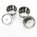 Rakesh Gold Stainless Steel Tope Set of 3