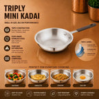 Triply Stainless Steel Fry Pan | Mini Series