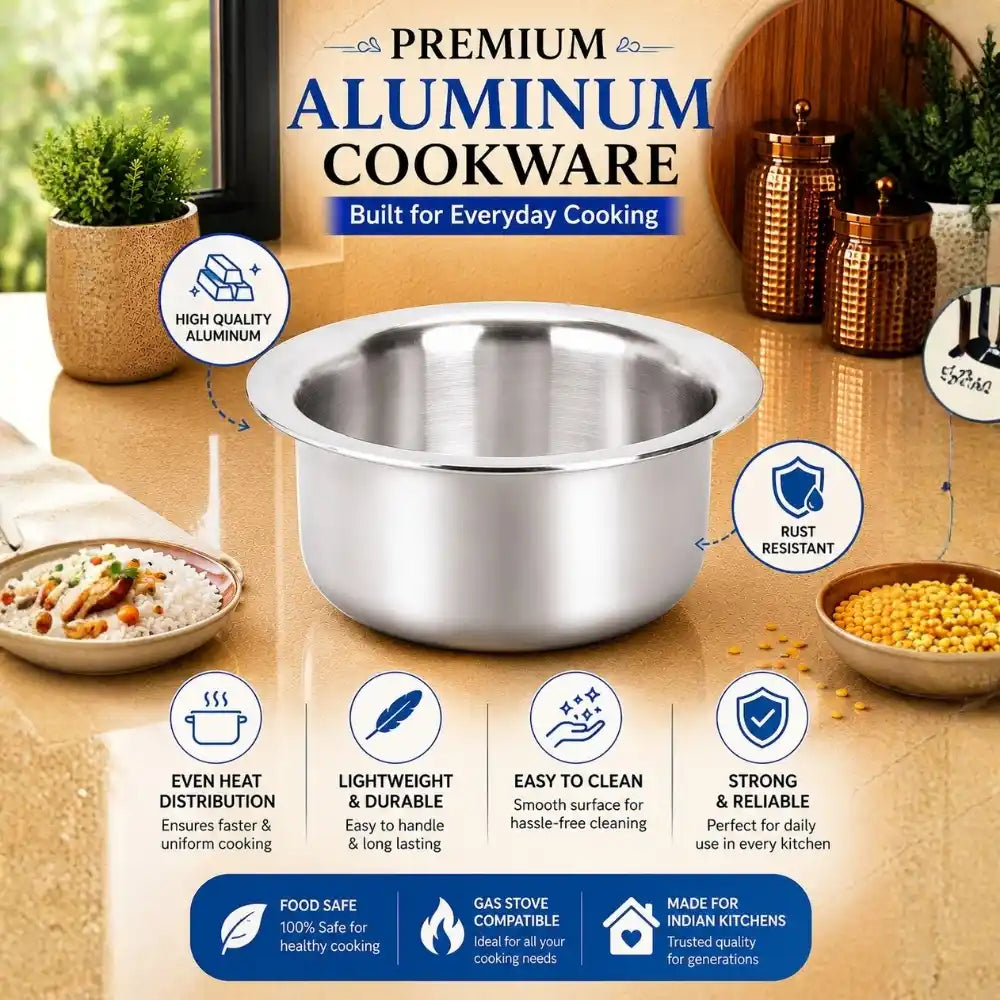 Premium Aluminium Tope for Kitchen Cooking & Storage