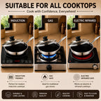 Gem Rajesh Triply Stainless Steel Fry Pan | Mini Series