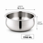 Gem Rajesh Triply Stainless Steel Handi with SS Lid