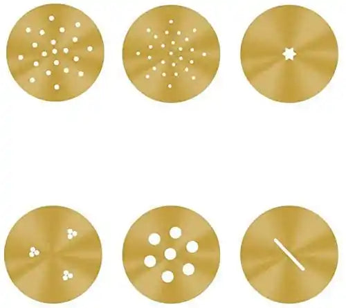 Pure Brass Sev Sancha Machine with Free 6 Different Jali for Making Different Types of Sevaiya, Sev, Gathiya Murukku, Chakli, Bhujia Etc