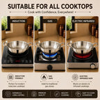 Gem Rajesh Triply Stainless Steel Mini Kadai | Mini Series