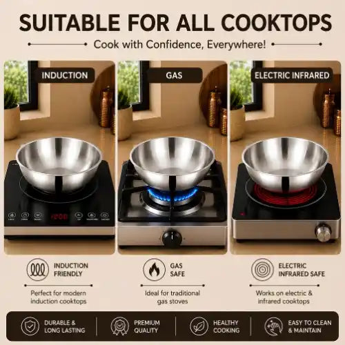 Stainless Steel Tasla | Multipurpose Kitchen Tasla