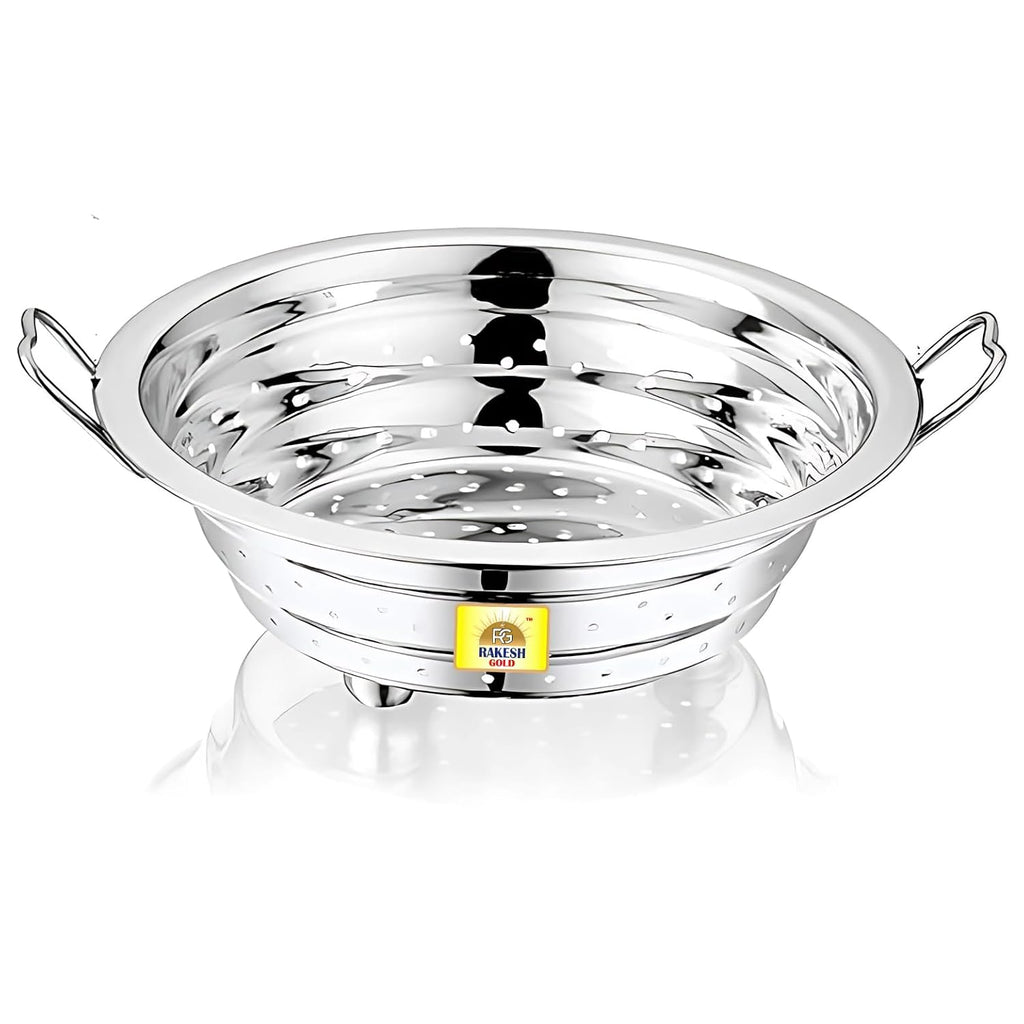 Stainless Steel Strainer, Multiuse for Rice, Vegetables, Fruits, Food Grade, BPA Free, Dishwasher Safe,
