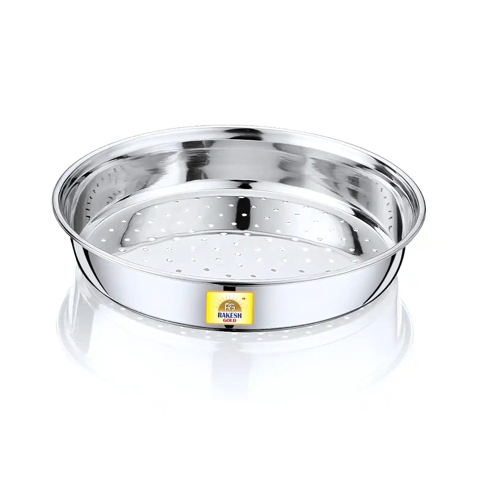 Rakesh Gold Stainless Steel Colander & Strainer for Kitchen
