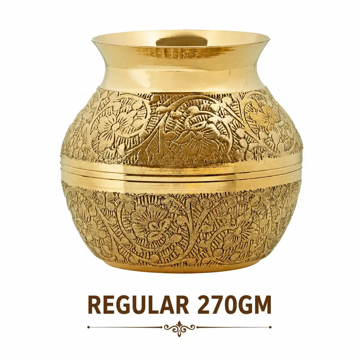 Brass Fancy Carving Lota