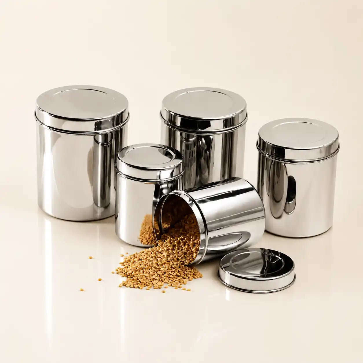 Stainless Steel Storage Containers/Dabba
