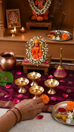 Nitya Pyali Diya Deepak Oil Lamp for Diwali Decoration Item, Daily Puja & Other Religious Rituals