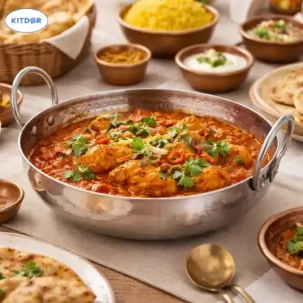 hammered steel kadai​