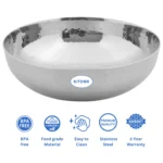 hammered steel kadai