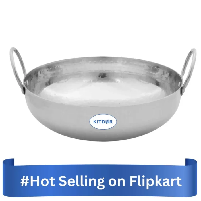 Stainless steel kadai For cooking, frying and other uses