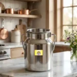 Rakesh Gold Steel Plain Barni - Image 2