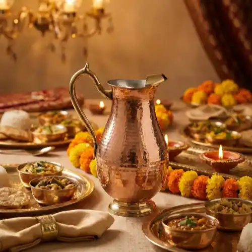 Kitdor Copper Mughlai Jug