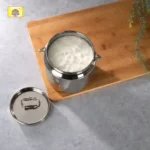 Rakesh Gold Steel Plain Barni - Image 4