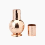 copper jar with glass