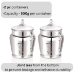 stainless steel tea coffee sugar canisters