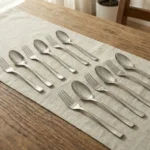 spoon and fork set for dinning table