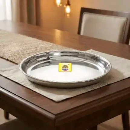 steel dinner plates set