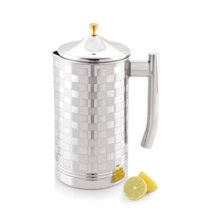 steel jug with lid