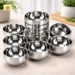 stainless steel katori bowls