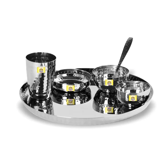 steel thali set