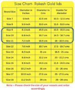 Stainless steel Lids with hole for tope, kadai, tapeli, handi and other utensils | Plain cover for vessels - Image 5