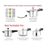 Stainless steel food-grade ganj tope set with polished finish and Rakesh Gold branding, durable and rust-resistant kitchen utensil