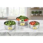 steel dabba with holes