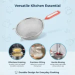 Soup Juice Strainer stainless steel fine mesh kitchen liquid filter