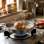 Stainless Steel Roti Grill Jali with handle for gas stove papad and phulka roasting